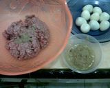 Foto langkah ke 1 dari resep Semur Bola Daging Telur Puyuh.