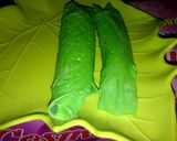 Foto langkah ke 4 dari resep ES PISANG IJO DADAR.