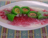 Foto langkah ke 5 dari resep ES PISANG IJO DADAR.