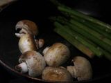 Pan-seared Mushroom and Asparagus with Balsamic Vinegar Infusion