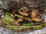 Pan-seared Mushroom and Asparagus with Balsamic Vinegar Infusion