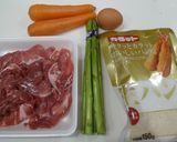 Foto langkah ke 1 dari resep Daging Gulung Asparagus.