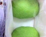 Foto langkah ke 5 dari resep Roti Pandan ( untuk 1 Loyang Pound Cake).
