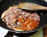 Foto langkah ke 2 dari resep Kimchi Bokkeumbap ( Nasi Goreng Kimchi ).