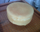 Foto langkah ke 6 dari resep Vanilla Fruit Cake (Orange & Strawberry).