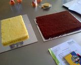 Foto langkah ke 2 dari resep Mandarin Surprise Cheesecake.