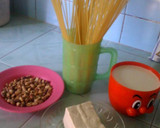 Foto langkah ke 1 dari resep DuBu KongGukSu ( 두부 콩국수 ).