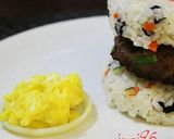 Foto langkah ke 6 dari resep Vegetable Rice Bulgogi Burger ( ala yuni ).