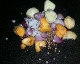 Foto langkah ke 2 dari resep Kare Keluwih Kacangpanjang dengan Ayam.