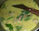 Foto langkah ke 4 dari resep Kare Keluwih Kacangpanjang dengan Ayam.