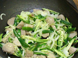 Tumis Sawi Putih Jalapeno