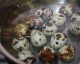 Foto langkah ke 1 dari resep MaeChuRiAl JangJorim (Telur Puyuh Masak Kecap Khas Korea).