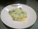 Spaghetti Saus Putih