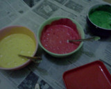 Foto langkah ke 5 dari resep Simple Rainbow Cake Tulang Luppi.