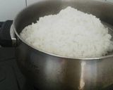 A picture of step 5 of Steamed White Rice (Nasi Putih).