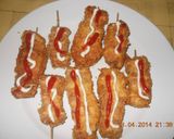 Foto langkah ke 6 dari resep SATE SOSIS KEJU.