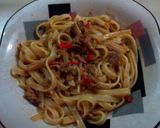 Foto langkah ke 7 dari resep Spicy Tuna Fettuccine.