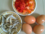 Telur Balado Ikan Teri sederhana