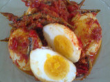 Telur Balado Ikan Teri sederhana