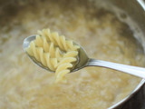 Fusilli with Champignon Mushroom and Black Pepper