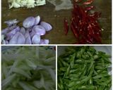Foto langkah ke 1 dari resep Tumis Jipang Buncis Bumbu Iris.