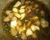 Foto langkah ke 4 dari resep Semur Tahu Bakso Jamur.