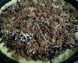 Foto langkah ke 3 dari resep Pizza Cokelat Keju Tanpa Oven.