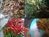 Daun Pepaya Usus Saus Tiram