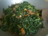 Daun Pepaya Usus Saus Tiram