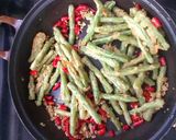 Foto langkah ke 7 dari resep Harwin's fav: Buncis Cabe Garam khas Restoran Chinese Food.