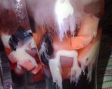 Foto langkah ke 4 dari resep ES CINGCAU HITAM DENGAN POTONGAN PUDING SUSU.