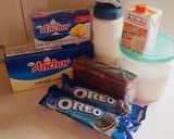Foto langkah ke 1 dari resep Chocolate Cheesecake (No-Bake Dessert).