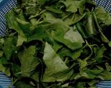 Foto langkah ke 1 dari resep Tumis Daun Pucuk Labu Siam Udang .