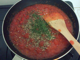 Mini Sausage Pizza with Bolognese Sauce