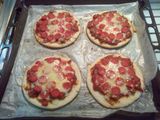 Mini Sausage Pizza with Bolognese Sauce
