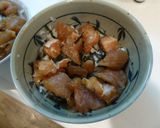Foto langkah ke 3 dari resep Ikan Tuna Toping Telur (Maguro Tamago Don).