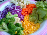 Salad sehat warna warni 