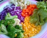 Foto langkah ke 2 dari resep Salad sehat warna warni .