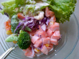 Salad sehat warna warni 