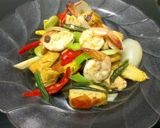 Foto langkah ke 7 dari resep Tahu Tauco Udang Medan khas Mamak.