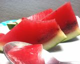 Foto langkah ke 6 dari resep Red Watermelon Pudding.