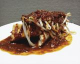 Foto langkah ke 6 dari resep Tahu Gunting Bumbu Kacang.