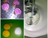 Foto langkah ke 1 dari resep Bolu Kukus Ubi Ungu.