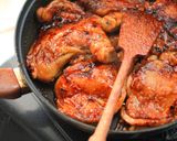 Foto langkah ke 5 dari resep Chicken Teriyaki aroma bawang putih tanpa minyak.