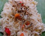 Foto langkah ke 6 dari resep Nasi Bakar Teri .