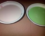 Foto langkah ke 3 dari resep kue lapis hijau .