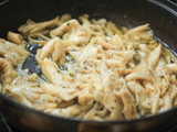 Fettuccini dengan Jamur Tiram