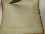 roasted bread with egg n cheese