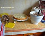 Foto langkah ke 5 dari resep Cake rasa kopi Cappuccino.