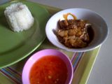 Nasi ayam melayu